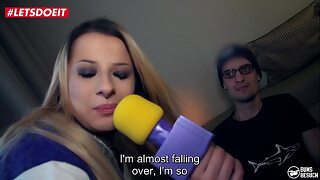 Big Cock Amateur Nerd Gets Ridden By Horny Blonde Babe - LETSDOEIT.COM