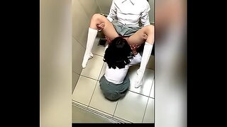 Two Lesbian Students Fucking in the School Bathroom! Pussy Licking Between School Friends! Real Amateur Sex! Cute Hot Latinas!