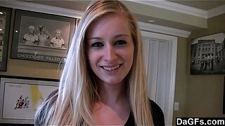 Dagfs - Amateur Babe Gets Her Face Full Of Cum And Loves It